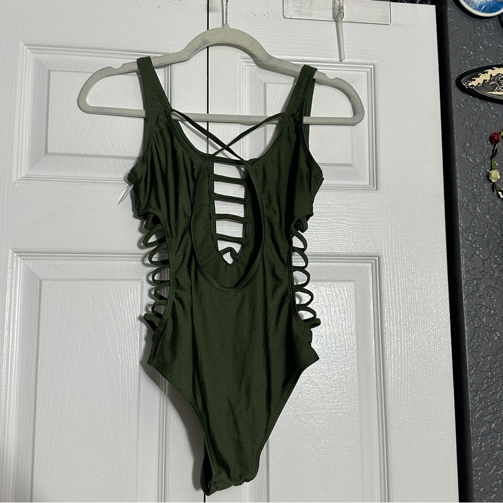 Stylish Kids Olive Green One Piece